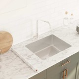 vidaXL Autocolant pentru mobilier, alb marmură, 90x500 cm, PVC 155774