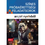 Sz&iacute;nes pr&oacute;ba&eacute;retts&eacute;gi feladatsorok angol nyelvből - 10 &iacute;r&aacute;sbeli k&ouml;z&eacute;pszintű feladatsor -2024-től &eacute;rv&eacute;nyes - Bukta Katalin