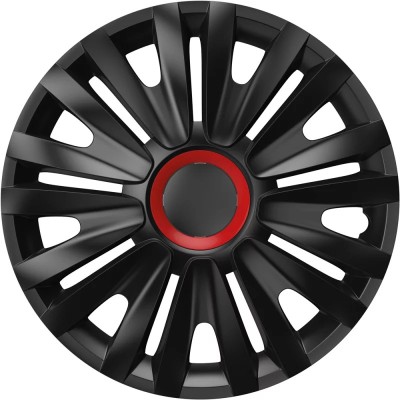 Set capace roti auto Cridem Royal RR 4buc - Negru/Rosu - 15&amp;#039;&amp;#039; Garage AutoRide foto