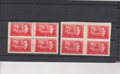 1949 LP 252 LP 252 a - 30 DE ANI DE LA MOARTEA LUI I.C. FRIMU BLOCURI 4 MNH foto