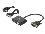 Adaptor HDMI 1.4 0,15m 1080p FullHD negru