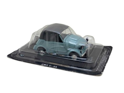 Macheta SMZ C - 3A, albastru/gri 1/43 foto