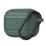 Techsuit - Carbon Silicone - for AirPods Pro 1 / AirPods Pro 2 - Green