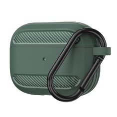 Husa AirPods Pro 1 Techsuit Carbon Silicone, verde foto