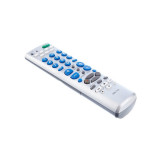 Telecomanda universala TV, DVD/CD, VCR, Receiver, AUX, RM-700, Alb-Albastra
