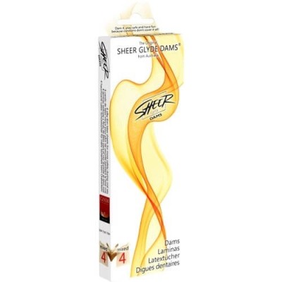 Sheer Glyde Vegan Dams Wildberry Flavour 4 Pack foto