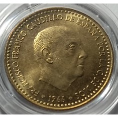 Spania, 1 Peseta 1966, UNC.