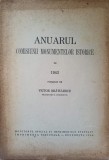 ANUARUL COMISIUNII MONUMENTELOR ISTORICE PE 1943-VICTOR BRATULESCU