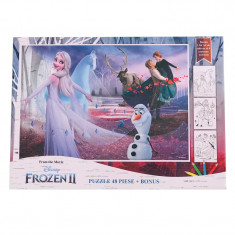 Puzzle 48 Piese + Bonus Frozen 2 foto