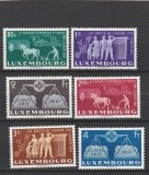 Luxemburg 1951 - Organizatii Internationale , Europa Unita , MNH , Mi.478-483, Nestampilat