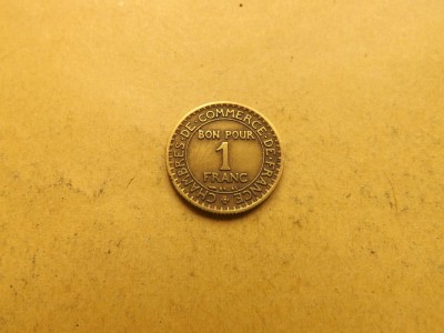 Franta 1 Franc 1923 - MF 24 foto