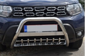 Bullbar Inox compatibil Dacia Duster II 2018-2022 (include si kitul de montaj) foto