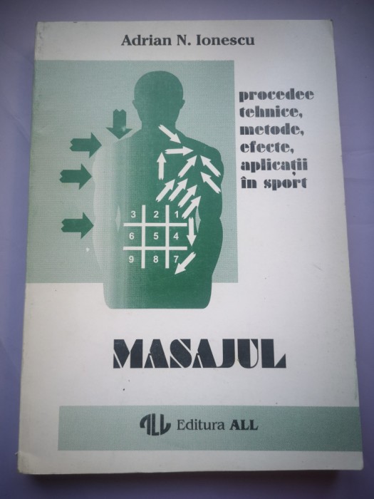 Masajul - procedee tehnice, metode, efecte, aplicatii in sport-Adrian N. Ionescu