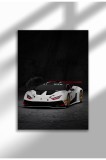 Poster p&acirc;nză ne&icirc;nrămat cu supermașină - Imprimare digitală - 2023 Huracan GT3 EVO-2 05 | A4 (21 x 29.7 cm)