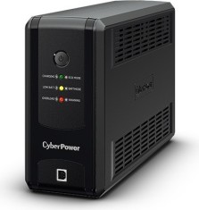 UPS CYBER POWER Line Int. fara management, LED,650VA/360W, AVR, 3xSchuko,indicatie status cu LED,1xbaterie 12V/5Ah, Backup 16-28 min, incarcare 8h,com