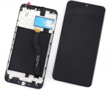 Display Samsung Galaxy A10 A105 OEM cu Rama Black Negru