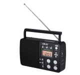 Cumpara ieftin Radio portabil AKAI APR-200, ceas desteptator, AM FM, negru - RESIGILAT