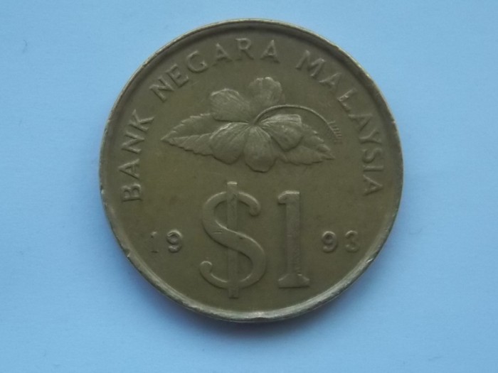 1 RINGGIT 1993 MALAEZIA ($1 type)