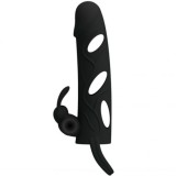 PRETTY LOVE - SILICONE COVER WITH VIBRATION 14 CM 1.0, PRETTY LOVE MALE