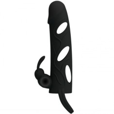 PRETTY LOVE - SILICONE COVER WITH VIBRATION 14 CM 1.0 foto