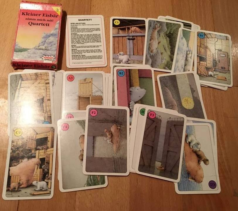 Joc carti cvartet cu imagini dragute cu animale, 33 cartonase, 8 cvartete |  Okazii.ro
