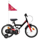vidaXL Bicicletă pentru Copii 12 Inci pentru 2-4 ani Negru 42009632