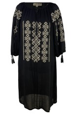 Rochie dama casual R151, negru darth vader marimea 3XL foto