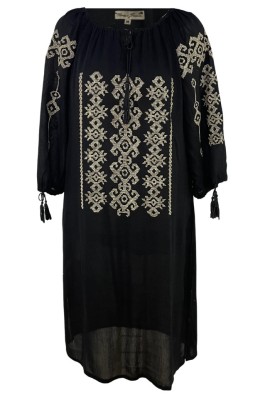Rochie dama casual R151, negru darth vader marimea S foto