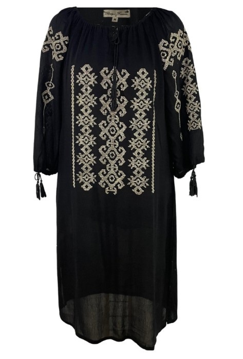 Rochie dama casual R151, negru darth vader marimea S