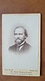 Fotografie tip CDV, Dr. Carl Georg Bruns, 1870