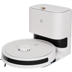 Robot de aspirare ER71UW2SW, aspirator si mop, statie automata de golire cu sac igienic Electrolux, 2,4l, tehnologie LiDAR, WI-FI, app Electrolux, 400