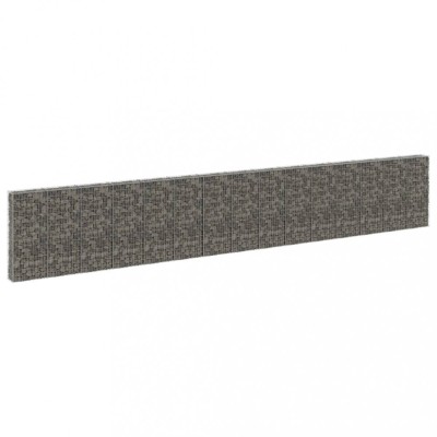 Gossi perete gabion cu capace, 900 x 30 x 150 cm, otel galvanizat foto