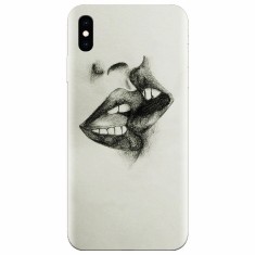Husa silicon pentru Apple Iphone X, Kiss