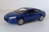 Macheta Peugeot 407 Coupe 2006 albastru - Welly 1/36, 1:43