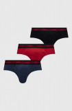 HUGO slip 3-pack bărbați, culoarea roșu 50503100