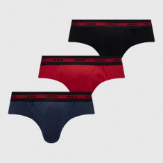 HUGO slip 3-pack bărbați, culoarea roșu 50503100