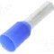 Terminal cu compresie, cablu 2.5mm2, cositorit, WEIDM&Uuml;LLER - 1333100000 H2,5/14S BL