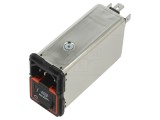 Conector Alimentare AC Soclu Tată 10A 250VAC FN9290 Schaffner TE Connectivity