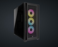 CR iCUE 5000D RGB AIRFLOW MID TOWER BK foto