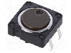Microintrerupator 12x12x3.5mm, (ON)-OFF, SPST, ALPS - SKHCBHA010 foto