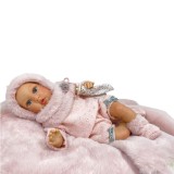 Cumpara ieftin Papusa Nines D&#039;Onil Little Susette nou-nascut cu miros de vanilie 40 cm