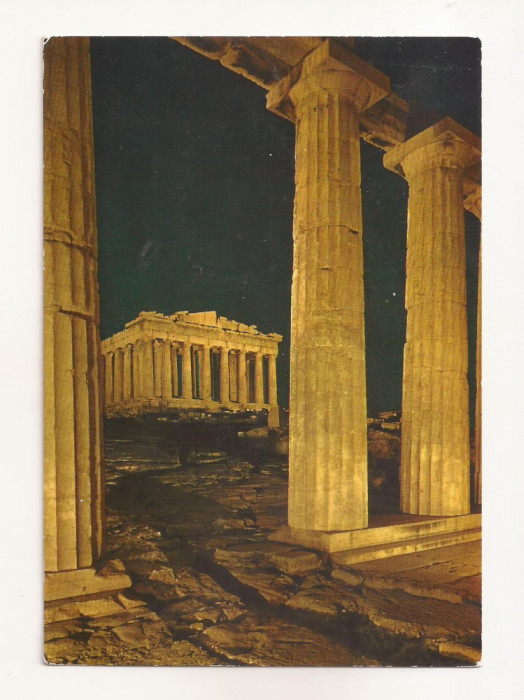 FA52-Carte Postala-GRECIA- Atena, Acropolis, The Parthenon, necirculata 1972