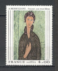 Franta.1980 Pictura Modigliani DP.87 foto