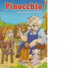 Pinocchio - carte de citit si colorat