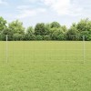 VidaXL &Icirc;ngrădire cu st&acirc;lpi Argintiu 0.8 x 25 m Oțel