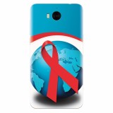 Husa silicon pentru Huawei Y5 2017, World Aids Day