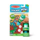 MELISSA AND DOUG STICKER WOW SET DE JOACA AUTOCOLANTE SI STAMPILA REINCARCABILA DINOZAUR