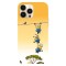 Husa compatibila cu Apple iPhone 15 Plus, Viceversa, model Hanging on the rope Minions , Silicon, TPU