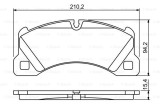 BOSCH 0 986 494 206 set placute frana,frana disc
