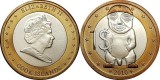 Insulele Cook 2010 - 1 dollar, bimetal, UNC